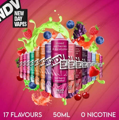 NDV E-Liquid 50ml Shortfill | 70/30 Vg/pg | 12 Incredible Flavors image 0