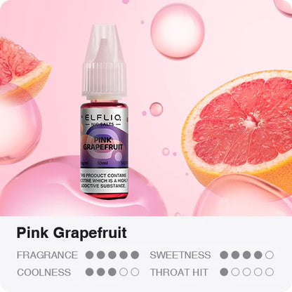 ELFLIQ Nic Salts by Elf Bar 10ml - 20MG - Pink Grapefruit image