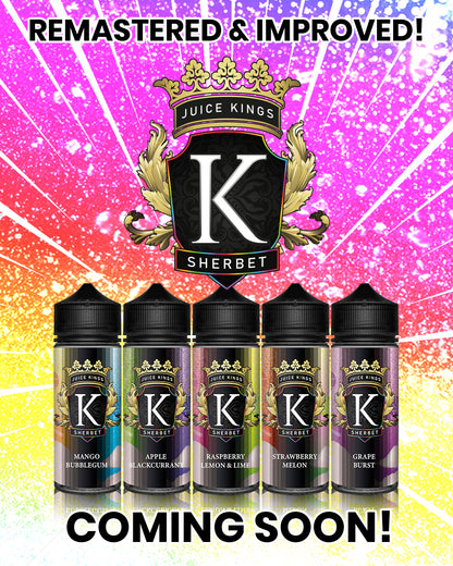 Juice Kings 100ml Shortfill | Sherbet Range  70/30 VG/PG image 0