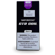 Vaporesso GTR Coils for FORZ Tank | Pack of 3 | 0.4 Ohm Mesh image 0