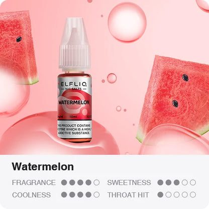 ELFLIQ Nic Salts by Elf Bar 10ml - 20MG - Watermelon image