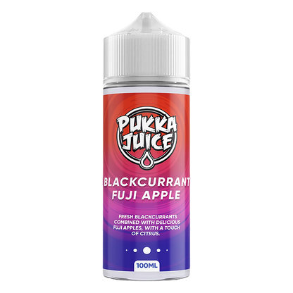 Pukka Juice 100ml E-Liquid Shortfill 70/30 VG/PG - Blackcurrant Fuji Apple image