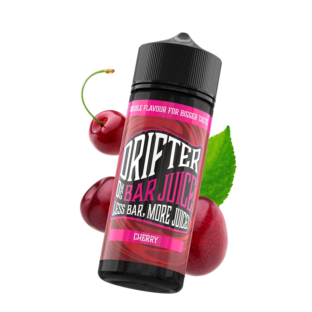 Drifter Bar Juice 100ml E-Liquid Shortfill 50/50 VG/PG - Cherry image