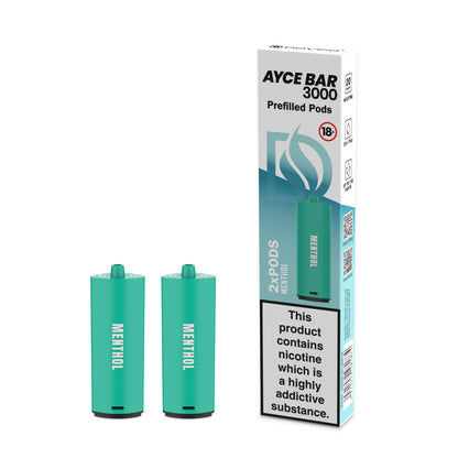 Dovpo Ayce Bar 3000 Prefilled Pods | 20mg 2pcs/pack - Menthol image