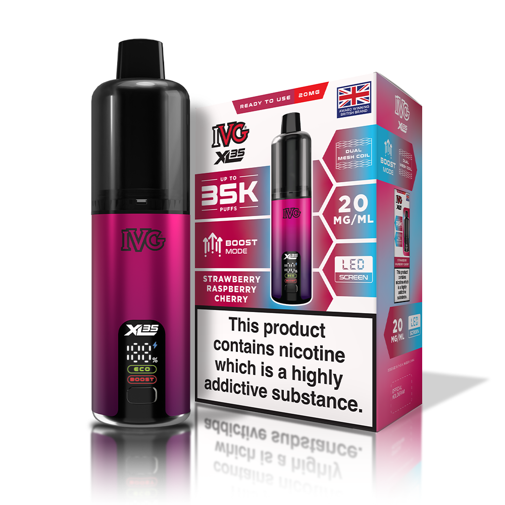 IVG XL 35K Prefilled Pod Kit - Strawberry Raspberry Cherry image