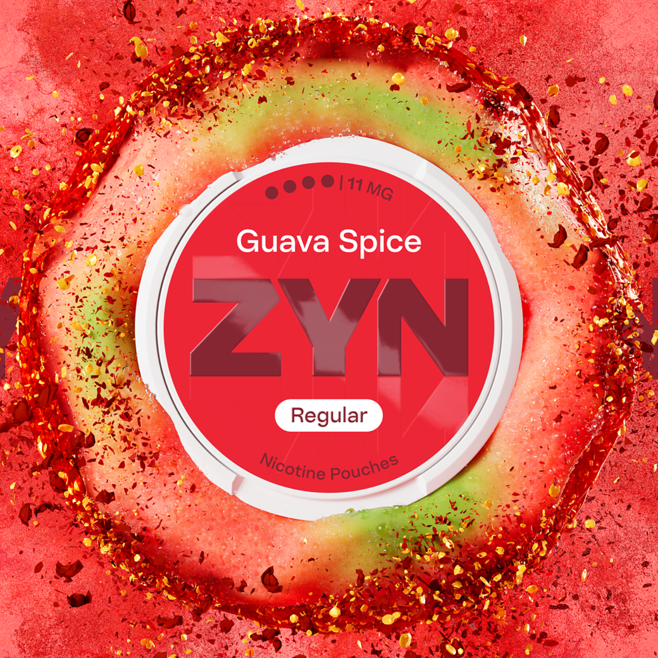ZYN Nicotine Pouch REGULAR 11mg - Guava Spice image