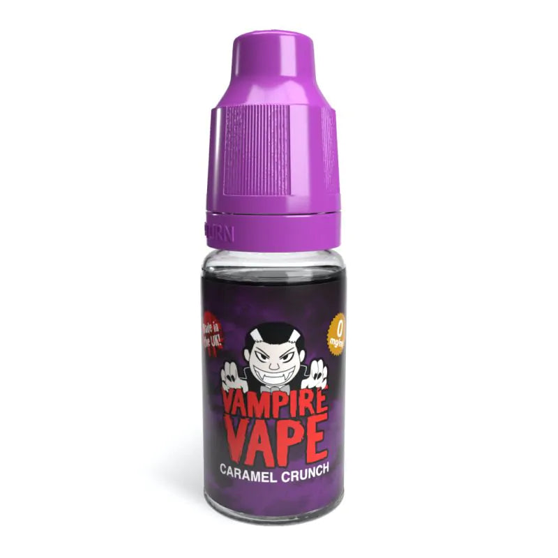 Vampire Vapes 10ml | 18MG | 40VG/60PG | 70+ Flavors - Caramel Crunch image