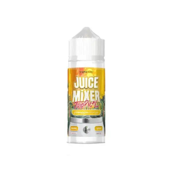 JUICE MIXER E-Liquid 100ml Shortfill 70/30 VG/PG - Pineapple Orange (Tropical) image