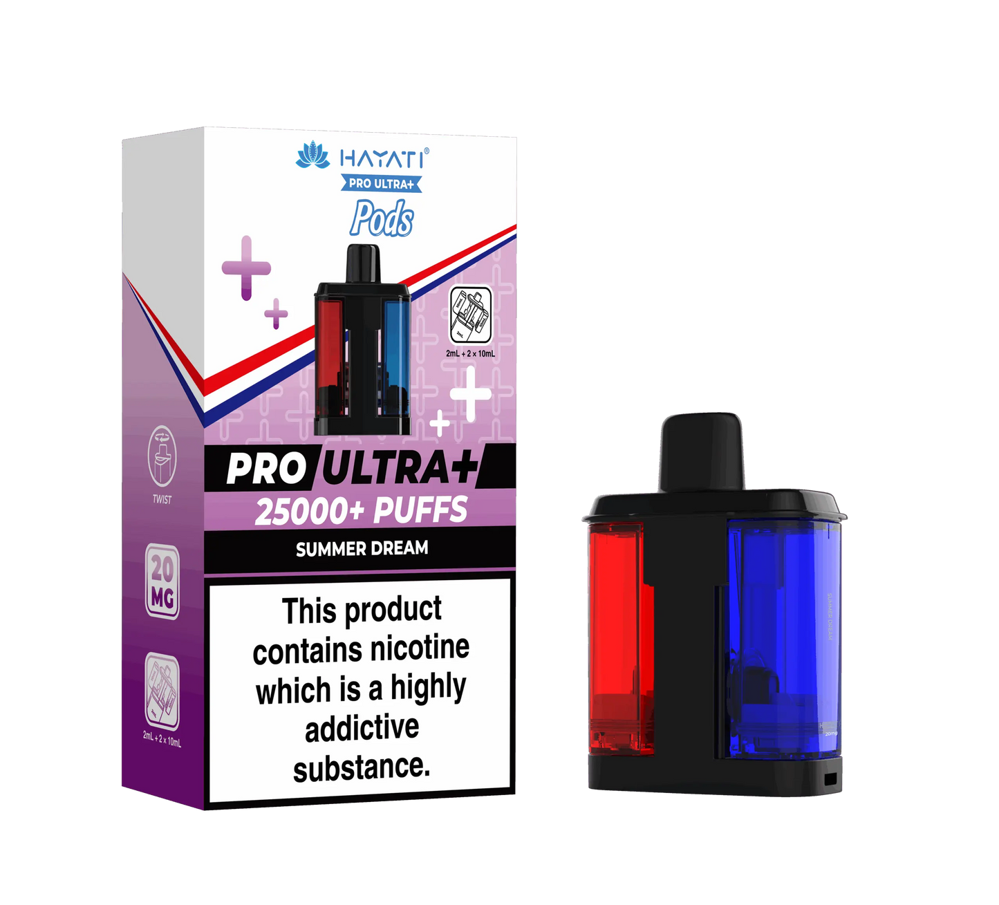 Hayati Pro Ultra Plus 25K Prefilled Pods - Summer Dream image