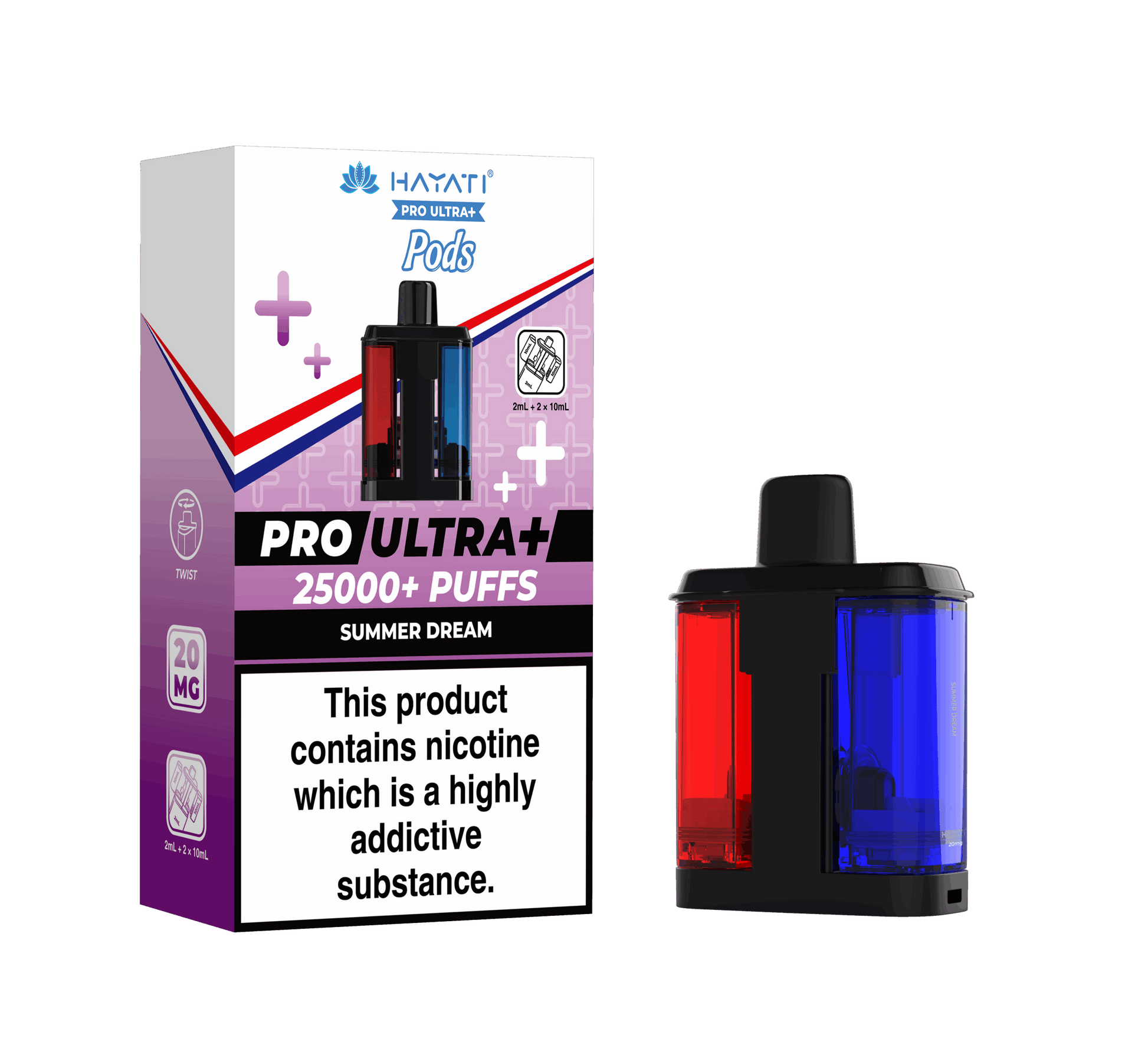 Hayati Pro Ultra Plus 25K Prefilled Pods - Summer Dream image