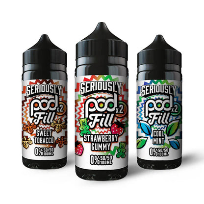 Seriously Pod Fill X2 by Doozy 100ml 50/50 E-Liquid Shortfill image 0