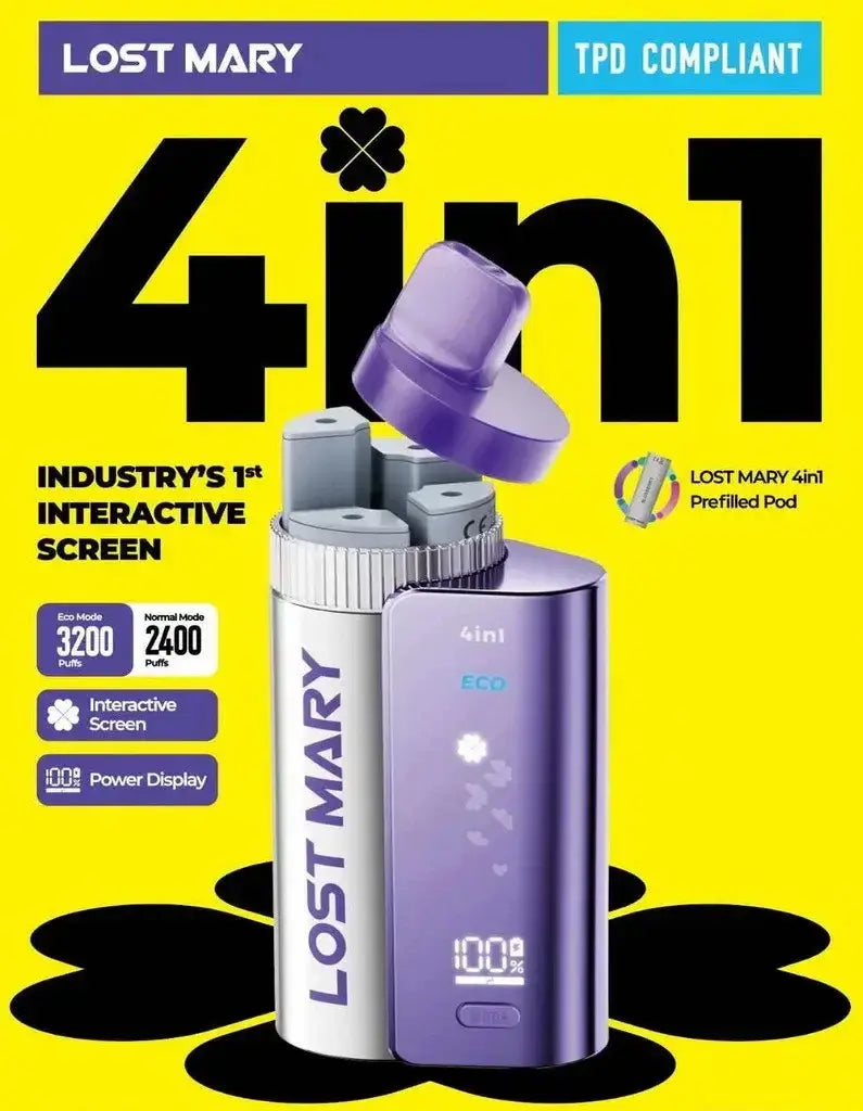 Lost Mary 4in1 Prefilled Pod Kit | 20MG Lost Mary