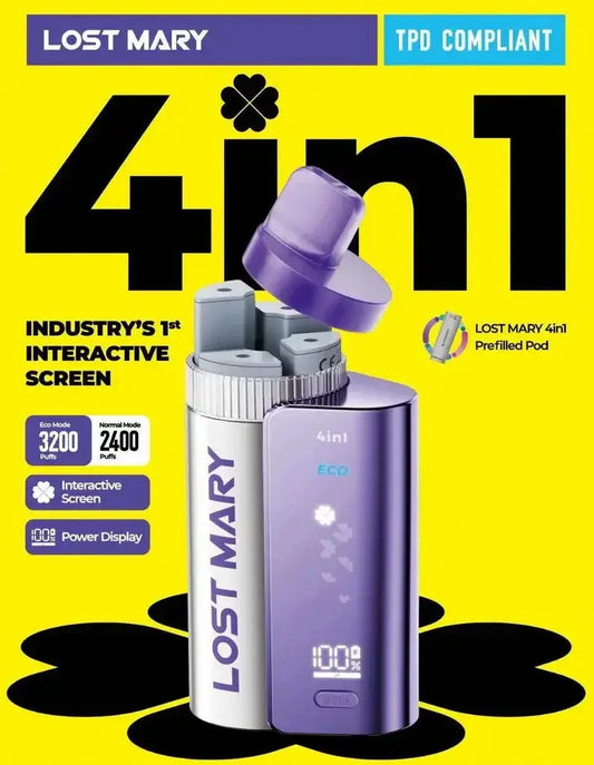 Lost Mary 4in1 Prefilled Pod Kit | 20MG Lost Mary
