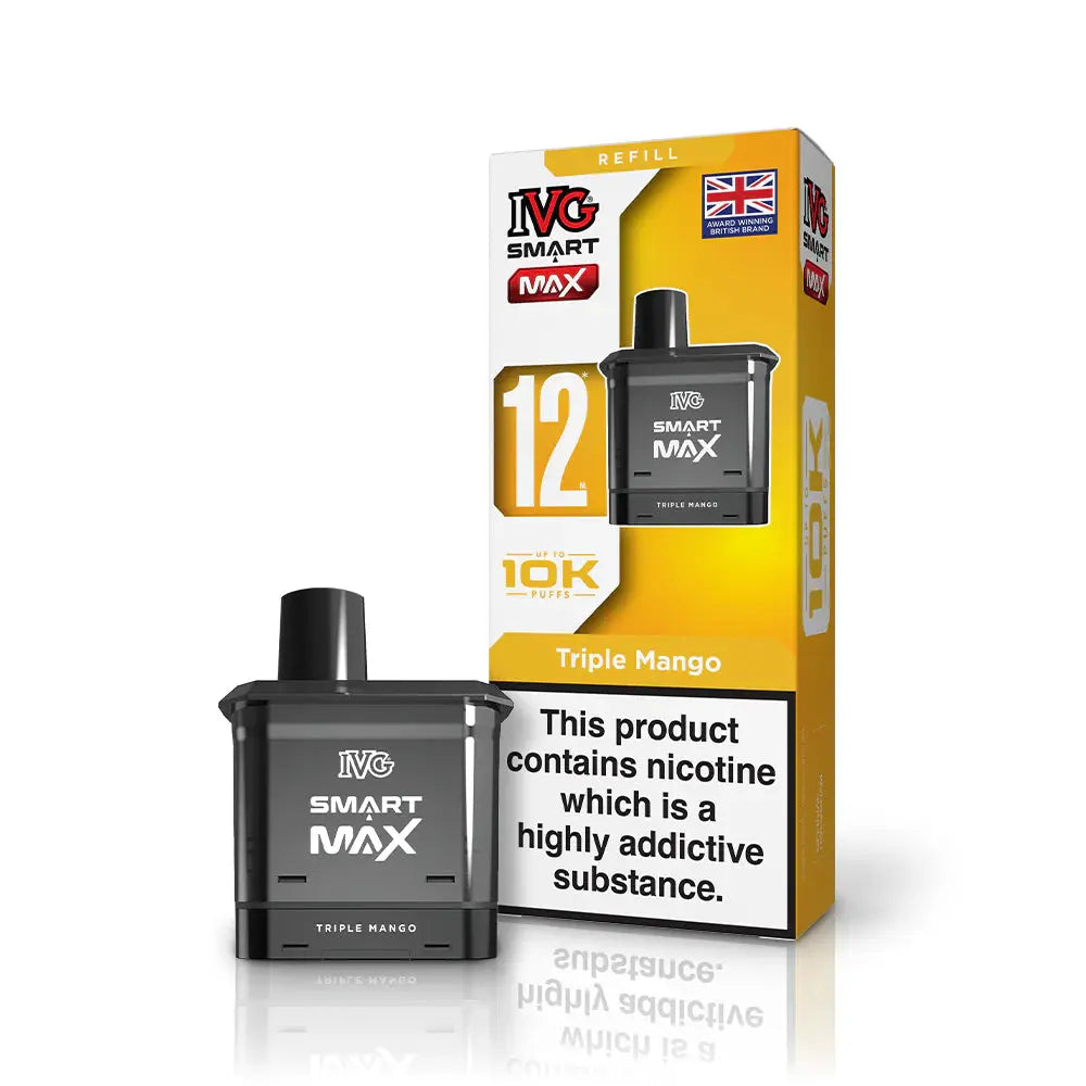 IVG Smart Max Prefilled Pod – 10K Puffs - Triple Mango image