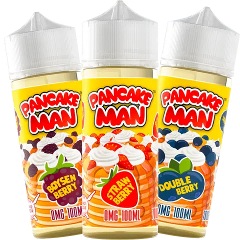Pancake Man 100ml E-Liquid Shortfill 70/30 VG/PG image 0