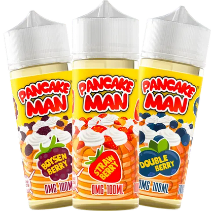 Pancake Man 100ml E-Liquid Shortfill 70/30 VG/PG image 0