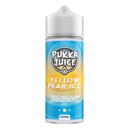 Pukka Juice 100ml E-Liquid Shortfill 70/30 VG/PG - Yellow Pear Ice image