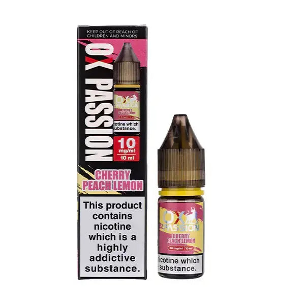 OXVA OX Passion Nic Salts 10ml - 10MG - Cherry Peach Lemon image