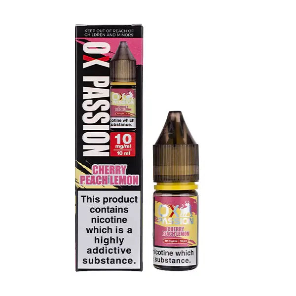 OXVA OX Passion Nic Salts 10ml - 10MG - Cherry Peach Lemon image