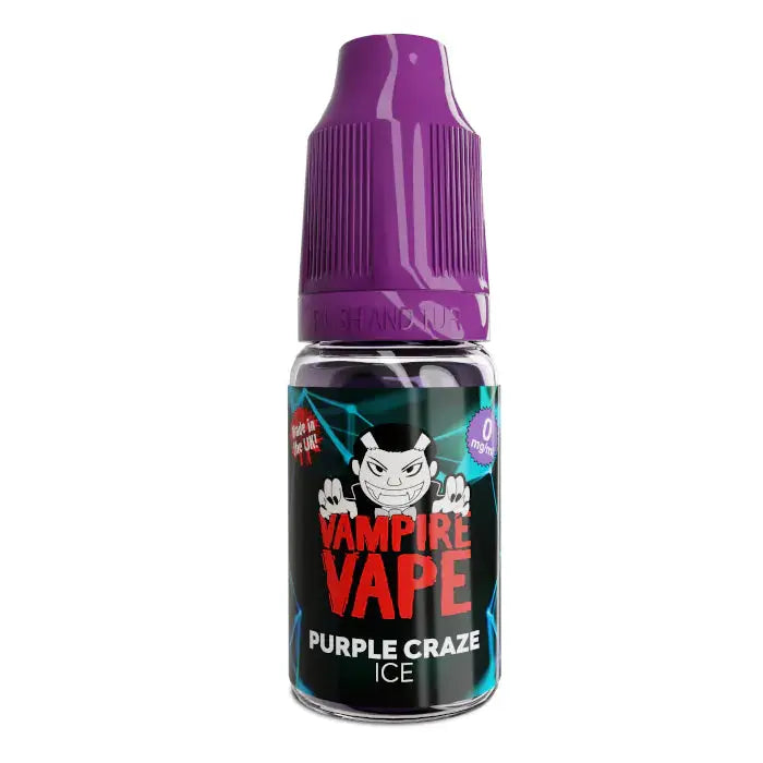 Vampire Vapes 10ml | 3MG | 50VG/50PG | 70+ Flavors - Purple Craze Ice image