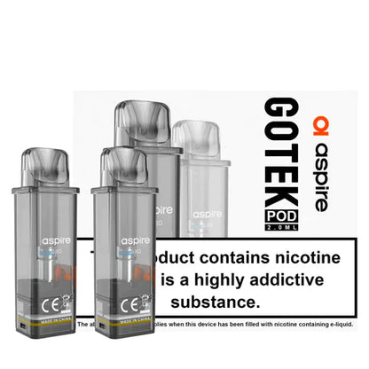 Aspire Gotek X Refillable Pods - 2ml or 4.5ml XL | Mesh 0.8Ω 2pcs/pack image 0
