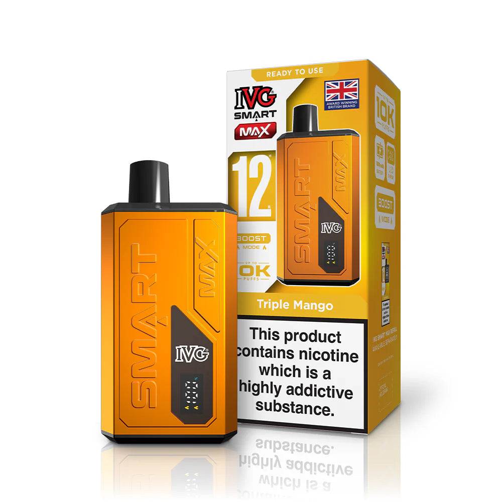IVG Smart Max Prefilled Pod Kit – 10K Puffs - Triple Mango image