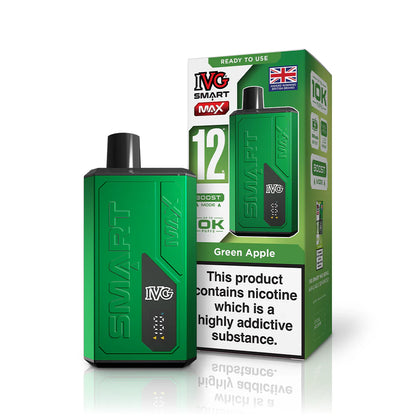 IVG Smart Max Prefilled Pod Kit – 10K Puffs - Green Apple image