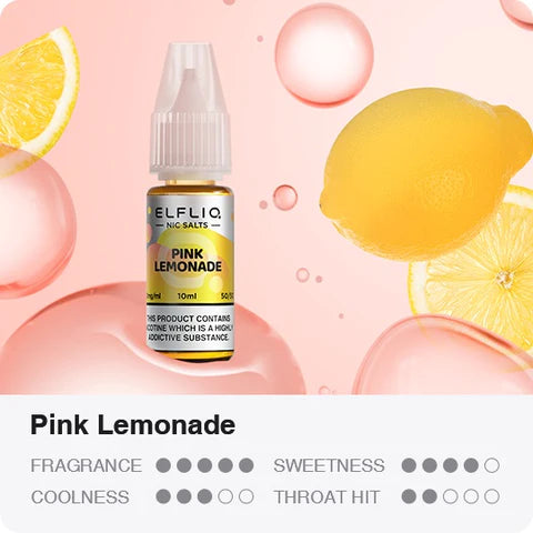 ELFLIQ Nic Salts by Elf Bar 10ml - 20MG - Pink Lemonade image
