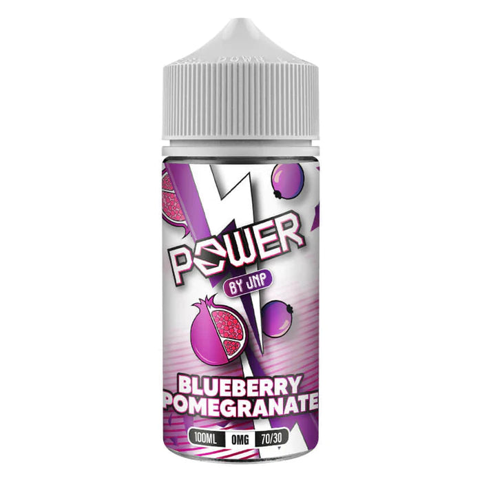 POWER by Juice N Power E-Liquid 100ml Shortfill 70/30 VG/PG - Blueberry Pomegranate image