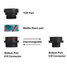 AVCT 6 IN 1 Resin 810 / 510 Convertible Drip Tips image 1