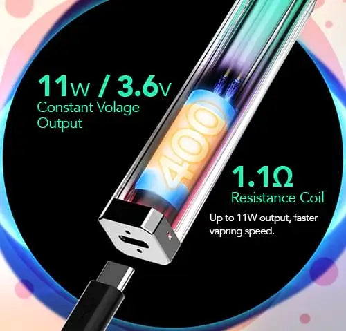 SKE Crystal PLUS Pod System Kit | Rechargeable 400mAh | Mod Only image 4