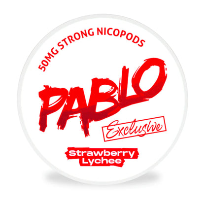 PABLO Nicopods 50mg (Extra Strong) 20pcs/pack - Strawberry Lychee image