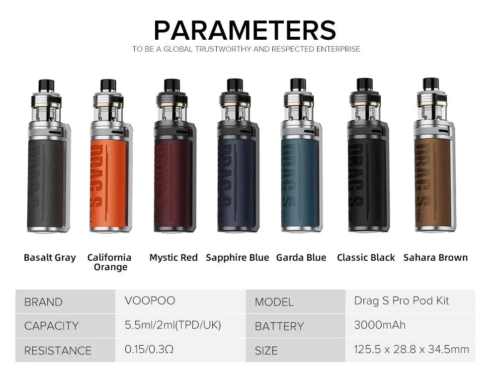 Voopoo Drag S PRO 100W Pod kit VOOPOO