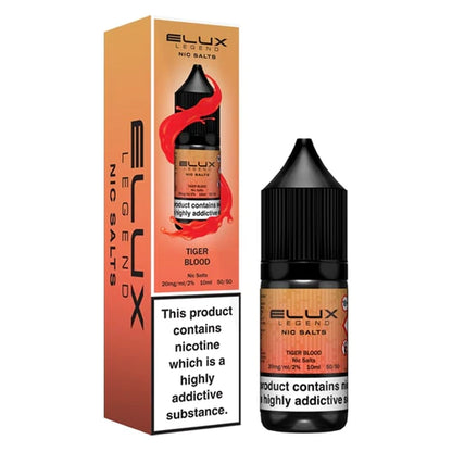 Elux Legend Nic Salts 10ml - 20MG - Tiger Blood image