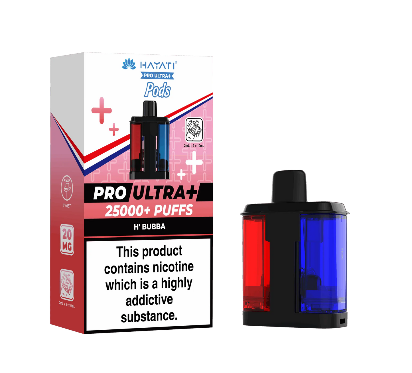 Hayati Pro Ultra Plus 25K Prefilled Pods - H'Bubba image