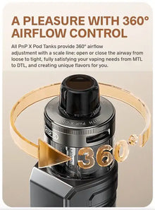 VooPoo PnP X MTL + DTL Replacement Pods | Drag X2 / S2 | 2pcs/pack image 1