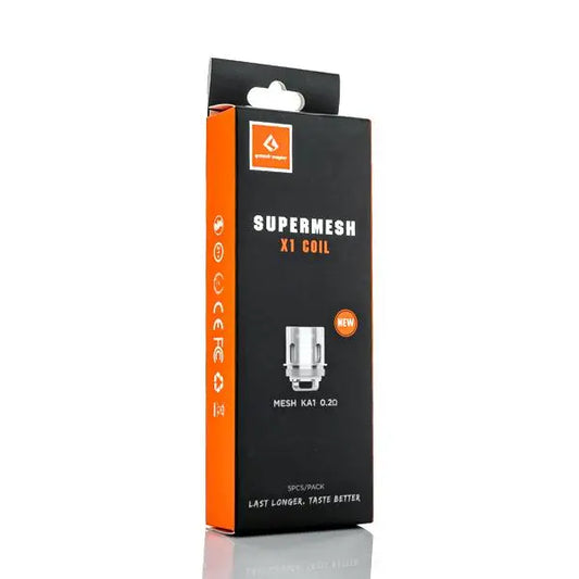 Geekvape Super Mesh X1 Coil 0.2ohm 5pcs for Aegis Legend Kit image 0