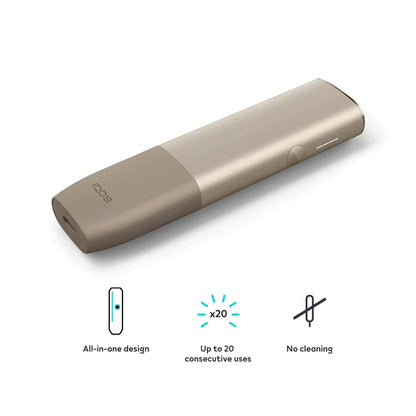 IQOS ILUMA ONE Starter Kit | Pebble Beige | Free (2 Pack) of TEREA Sticks image 2