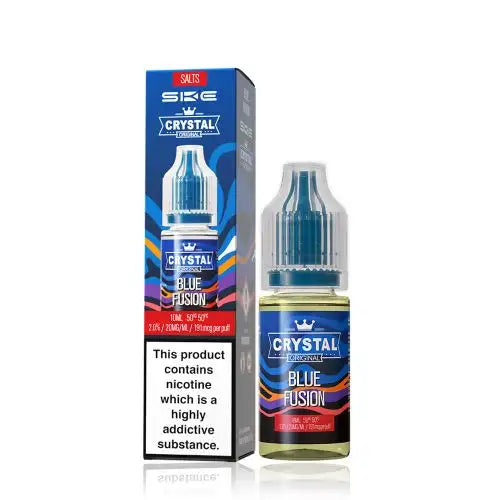 SKE Crystal Original V2 Nic Salts 10ml - 20MG - Blue Fusion image