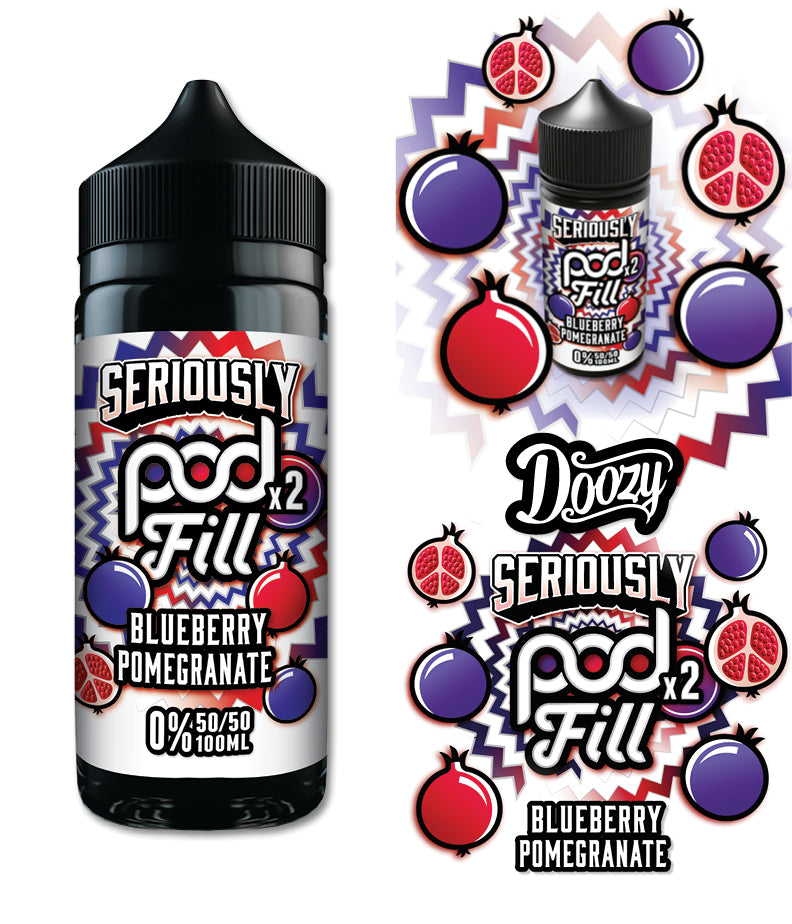 Seriously Pod Fill X2 by Doozy 100ml 50/50 E-Liquid Shortfill image 6