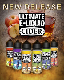 Ultimate E Liquid Cider Range 100ml Shortfill  70/30 VG/PG image 0
