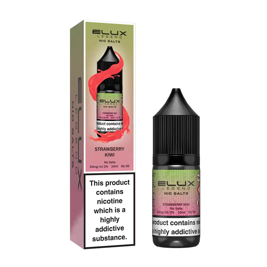 Elux Legend Nic Salts 10ml - 10MG - Strawberry Kiwi image