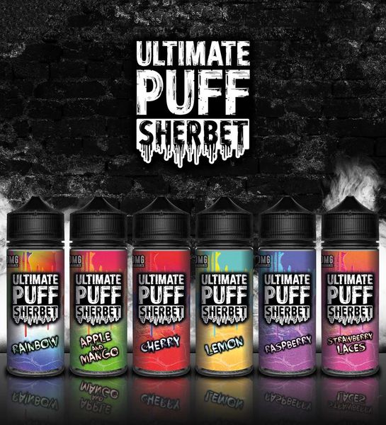 Ultimate Puff Premium E Liquid 100ml Shortfill l Sherbet Series  70/30 VG/PG image 0