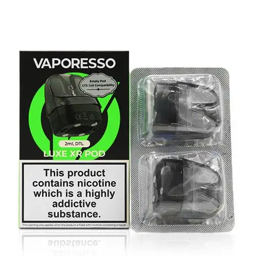 Vaporesso Luxe XR Empty Replacement Pods | DTL Version | 5ml 2pcs/pack image 0