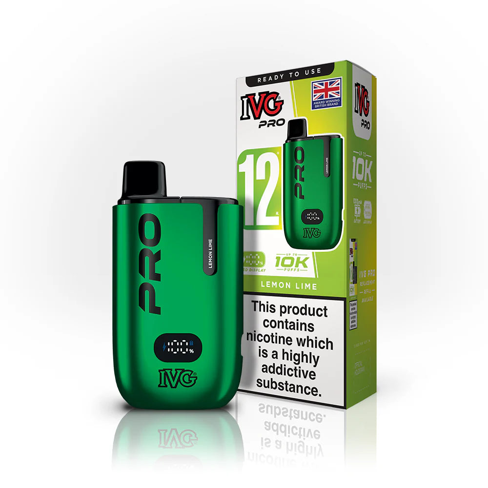 IVG Pro 10K Pod Vape Kit - Lemon Lime image