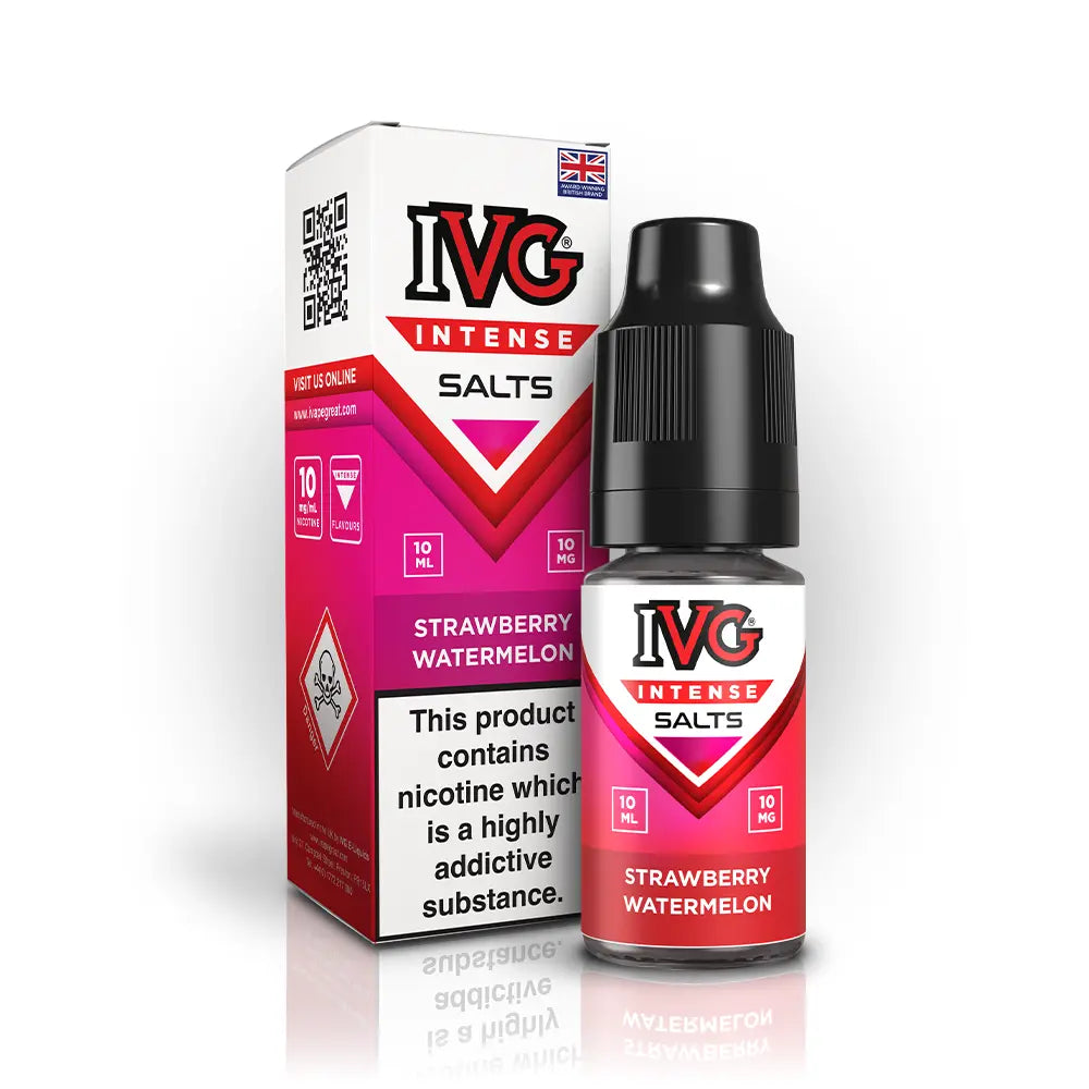 IVG Intense Nic Salts - 10mg - Strawberry Watermelon image