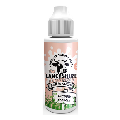 Lancashire Creamery 100ml 70/30 VG/PG E-Liquid Shortfill - Custard Canoli image