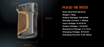Smok Mag 18 Kit 230W with TFV-Mini V2 Tank image 4