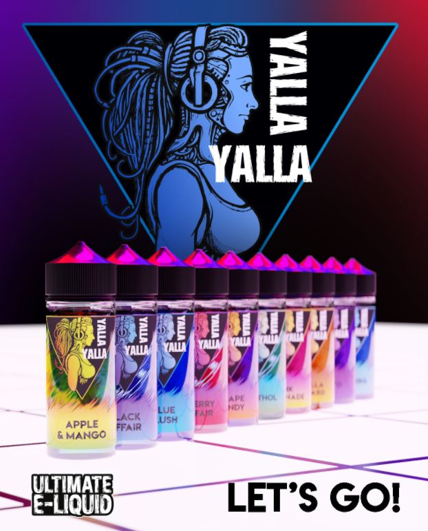 Yalla Yalla E-liquid 100ml Shortfill by Ultimate Juice | £6.99  70/30 VG/PG image 0