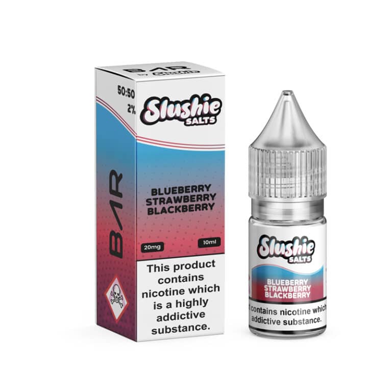 BAR Salts by Slushie 10ml - 10MG - Blueberry Strawberry Blackberry image